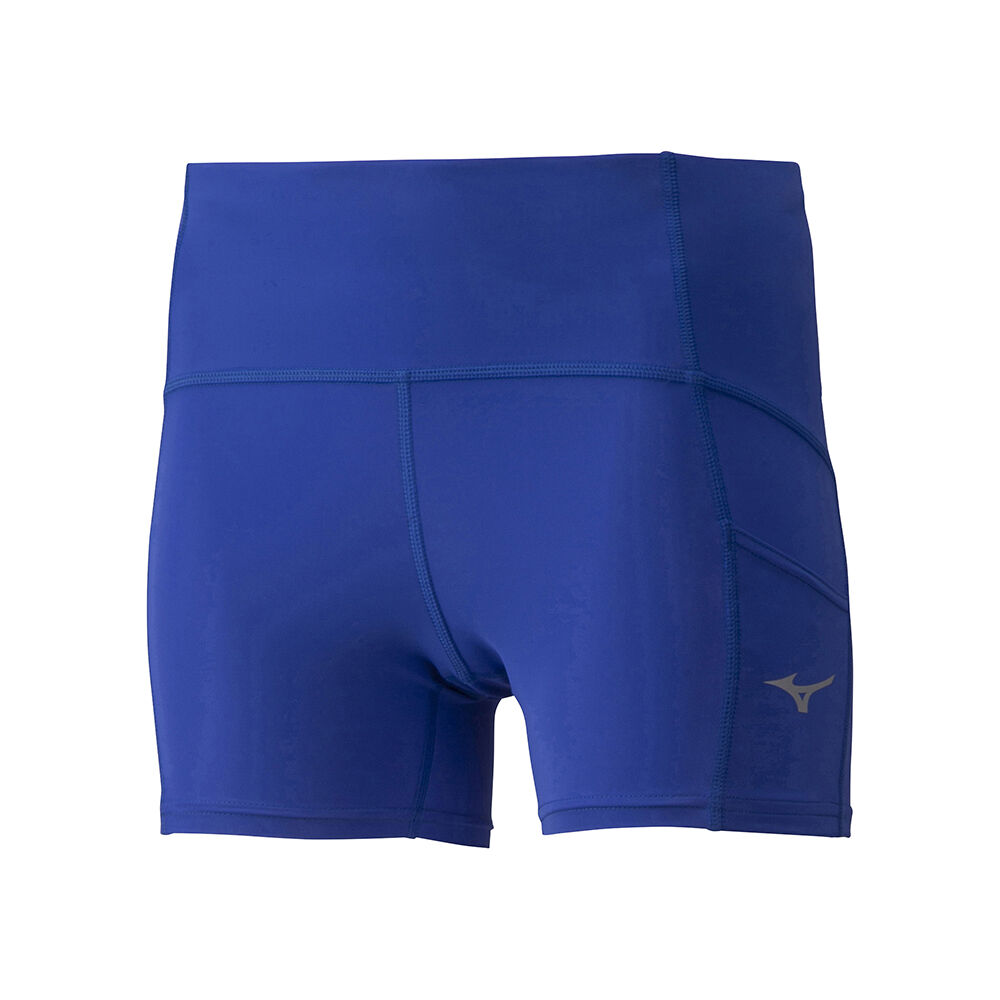 Mallas Mizuno Running Core Short Para Mujer Azules 5390687-ZX